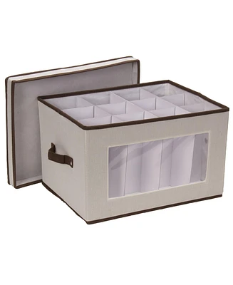 Household Essentials Stemware Storage Box
