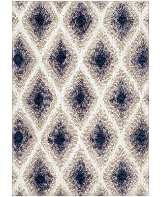 Closeout! Orian Cotton Tail Ikat Diamond Multi 5'3" x 7'6" Area Rug