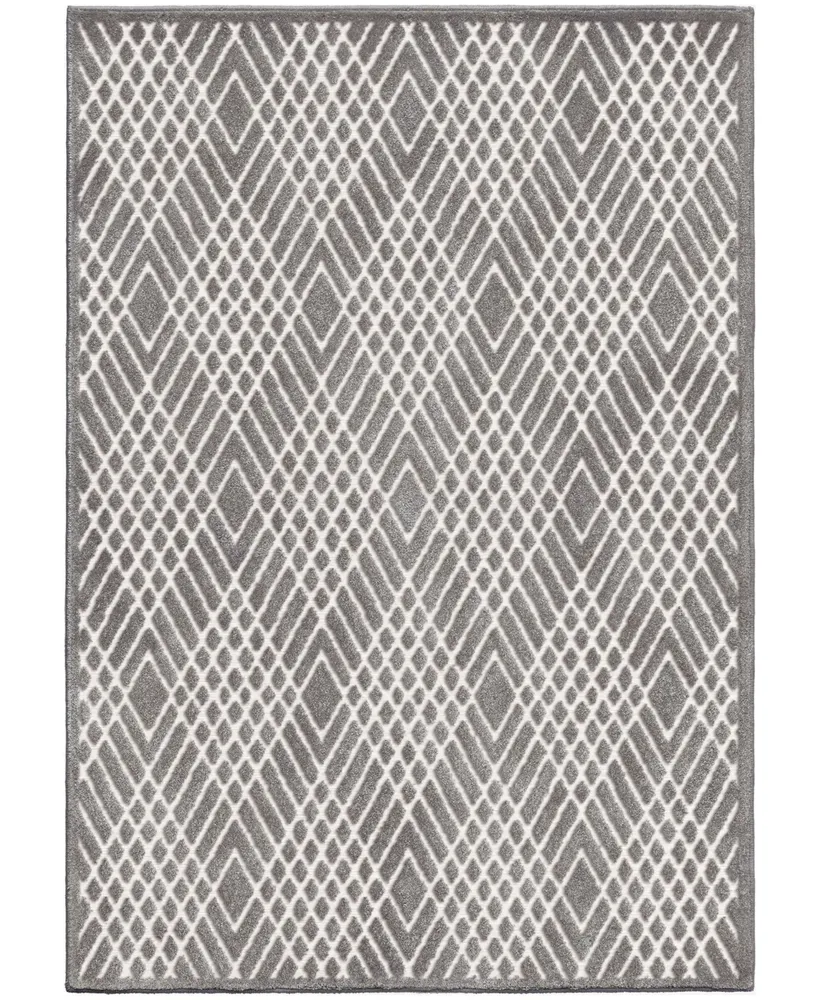 Closeout! Orian Social Living Ravinia Gray 7'9" x 10'10" Outdoor Area Rug