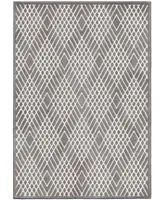 Closeout! Orian Social Living Ravinia Gray 7'9" x 10'10" Outdoor Area Rug