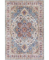 Livabliss Iris Irs-2301 Navy 2'3" x 3'9" Area Rug