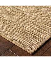 Oriental Weavers Karavia 001X3 Tan 2'5" x 4'5" Outdoor Area Rug