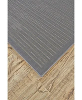 Feizy Melina R3398 Silver 8' x 11' Area Rug