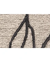Feizy Enzo R8734 Black 2'6" x 8' Runner Rug