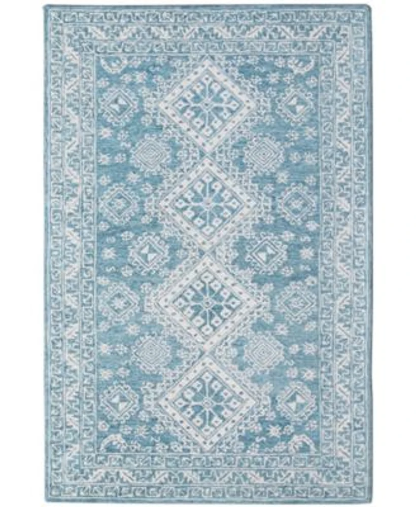 Amer Rugs Boston Bos 64 Teal Rug