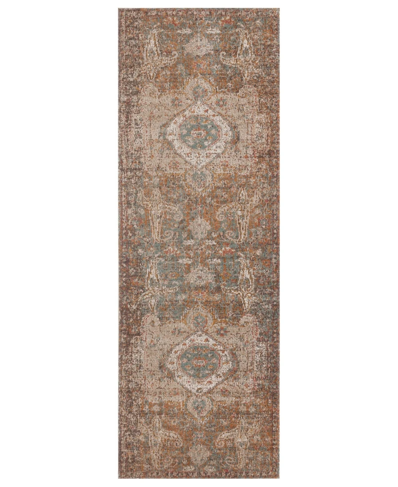 Amer Rugs Eternal Ete-11 Taupe 2'7" x 7'6" Runner Rug