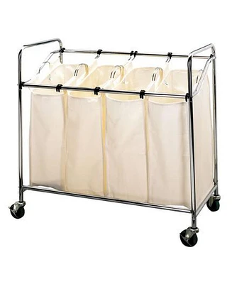 Chic Rolling Laundry Sorter