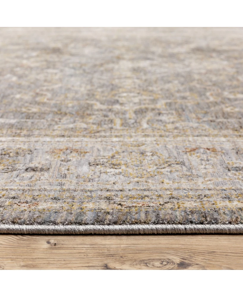 Oriental Weavers Maharaja 40M Beige and Gray 5'3" x 7'6" Area Rug