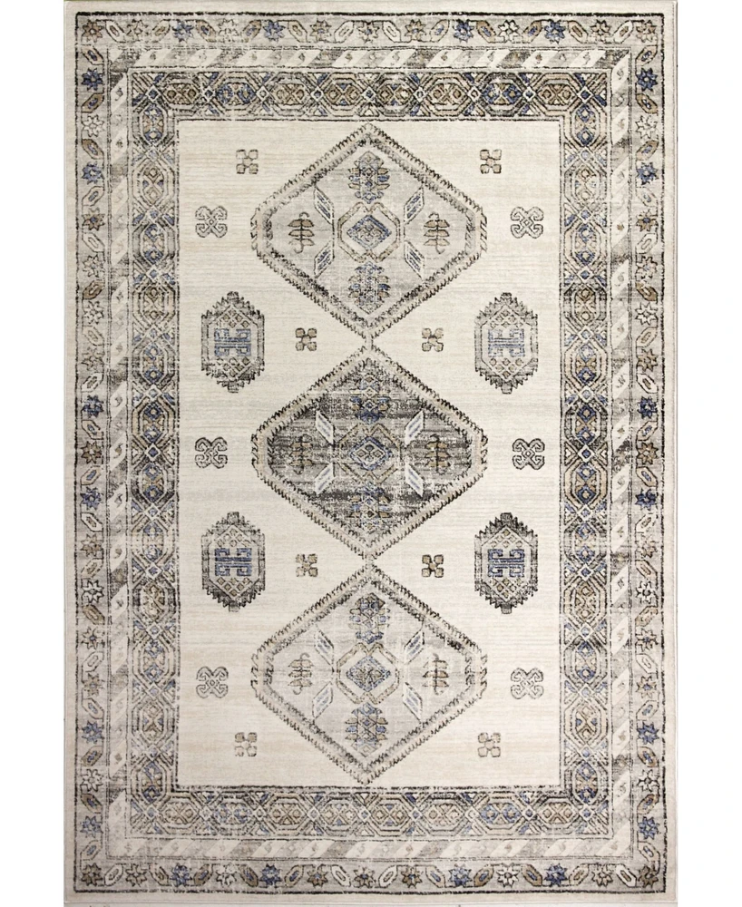 Closeout! Bashian Mesa Mes-03 Ivory 3'6" x 5'6" Area Rug