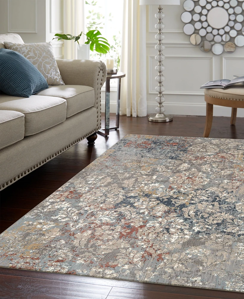 Closeout! Karastan Soiree La Brea Grey 2' x 3' Area Rug