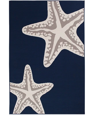 Closeout! Northern Weavers Vera Sea Star Duo 7'10" x 9'10" Outdoor Area Rug