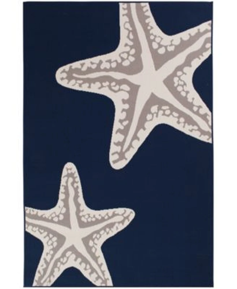 Closeout Northern Weavers Vera Sea Star Duo Area Rugs