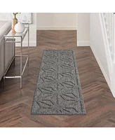 Nourison Home Cozumel CZM01 Onyx 2'2" x 10' Runner Rug