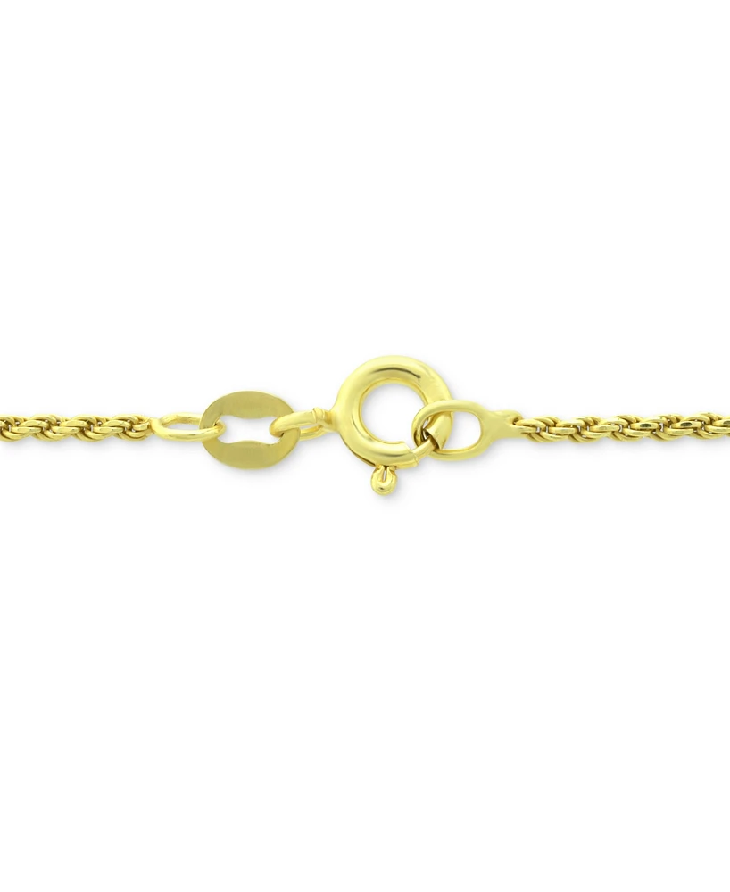 Giani Bernini Twist Rope Ankle Bracelet 18k Gold-Plated Sterling Silver, also available Created for Macy's