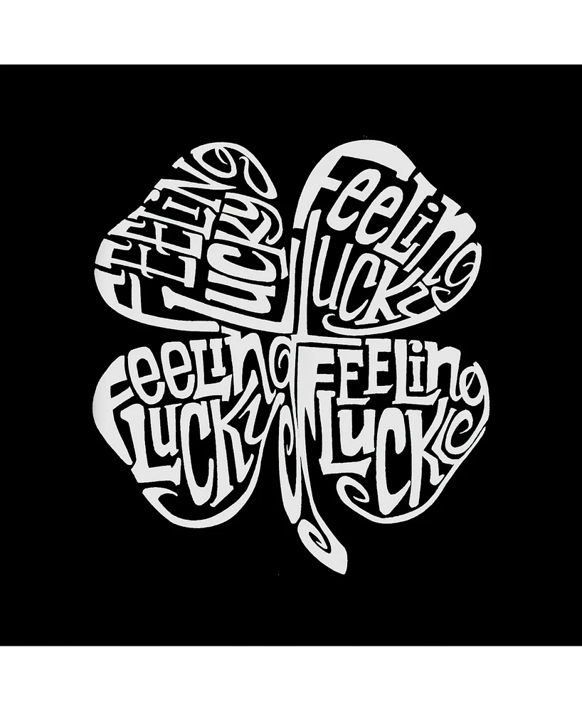 La Pop Art Feeling Lucky Men's Raglan Word T-shirt