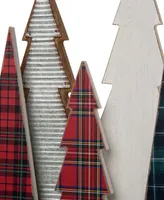 Glitzhome Wooden Christmas Tree Table decor