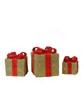 Northlight Lighted Gi Boxes Outdoor Christmas Decorations
