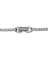Arabella Cubic Zirconia Lariat Necklace in Sterling Silver