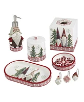 Avanti Christmas Gnomes Holiday Resin Soap/Lotion Dispenser