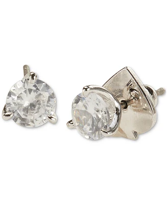 Kate Spade New York 3-Prong Crystal Stud Earrings