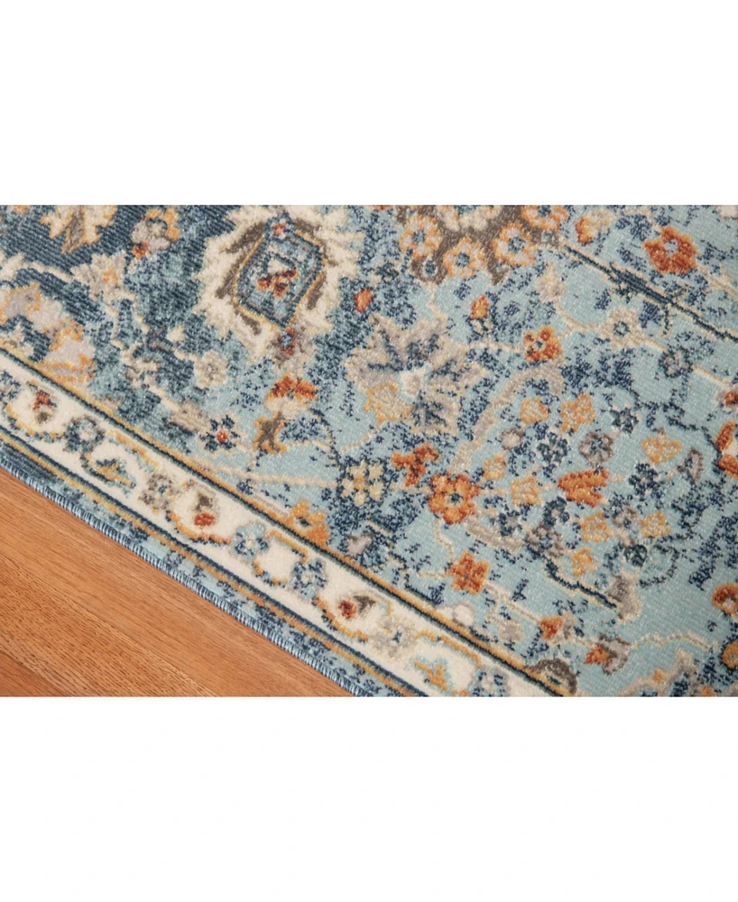 Amer Rugs Bohemian Bhm-5 Navy 7'9" x 9'9" Outdoor Area Rug