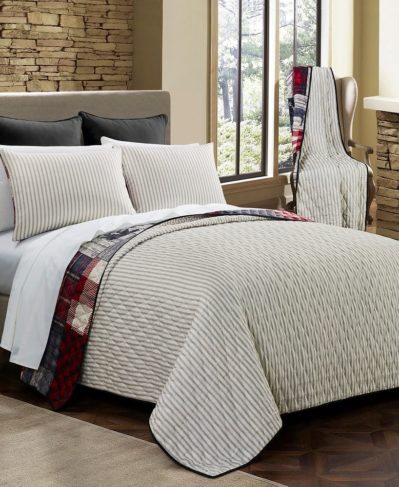 American Heritage Textiles Timber Quilt 2 Piece Set, Twin