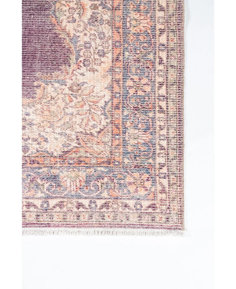 Momeni Helena Hel-5 Plum 2'6" x 10' Runner Rug