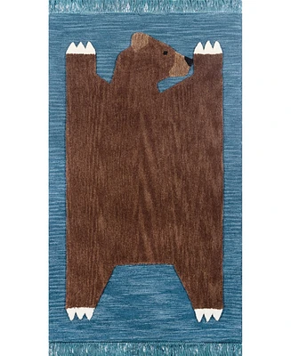 Momeni Atticus Atc-4 Navy 5' x 7' Area Rug
