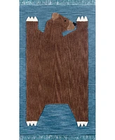 Momeni Atticus Atc-4 Navy 5' x 7' Area Rug