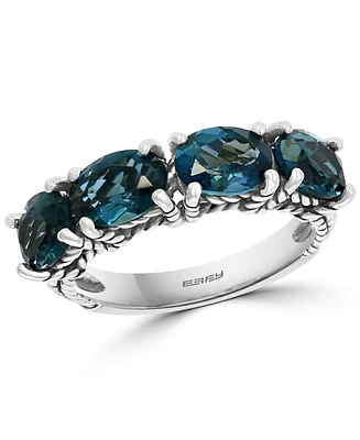 Effy London Blue Topaz Statement Ring (3-3/4 ct. t.w.) in Sterling Silver