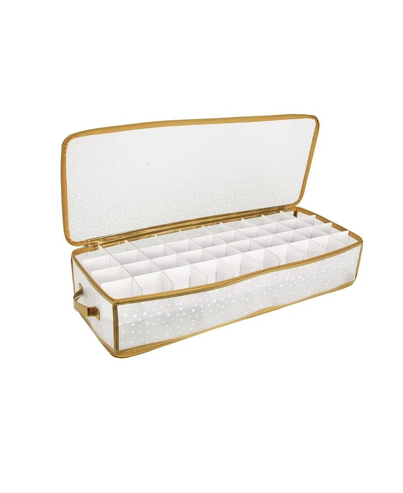 Simplify Count Ornament Storage Organizer in Gold