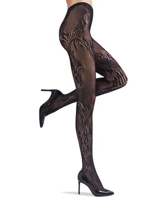 Natori Women's Feather Lace Net Tights