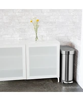 simplehuman 45 Liter Slim Kitchen Trash Can with Liner Pocket