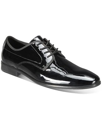 Alfani Men's Warner Patent Lace-Up Oxfords, Created for Macy's