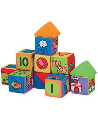 Melissa and Doug Kids' Match & Build Toy Blocks