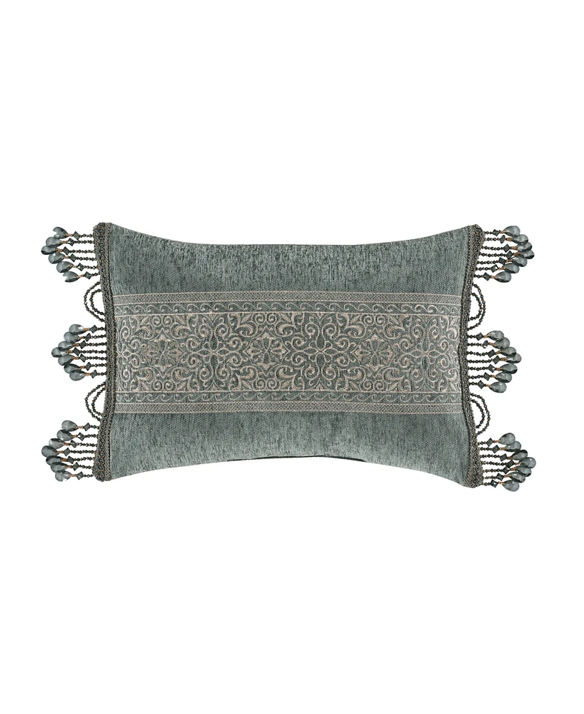 J Queen New York Dorset Boudoir Decorative Pillow, 15" x 22"