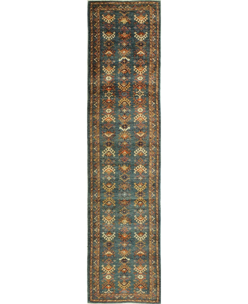 Bashian One of a Kind Pak Tribal 2'11" x 12'7" Runner Area Rug