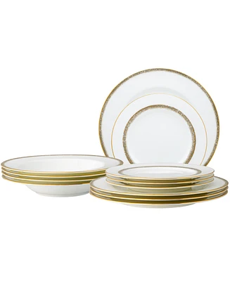 Noritake Haku 12-Piece Dinnerware Set, Service for 4