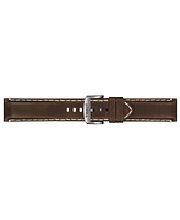 Tissot Men's Swiss Supersport Brown Leather Strap Watch 44mm