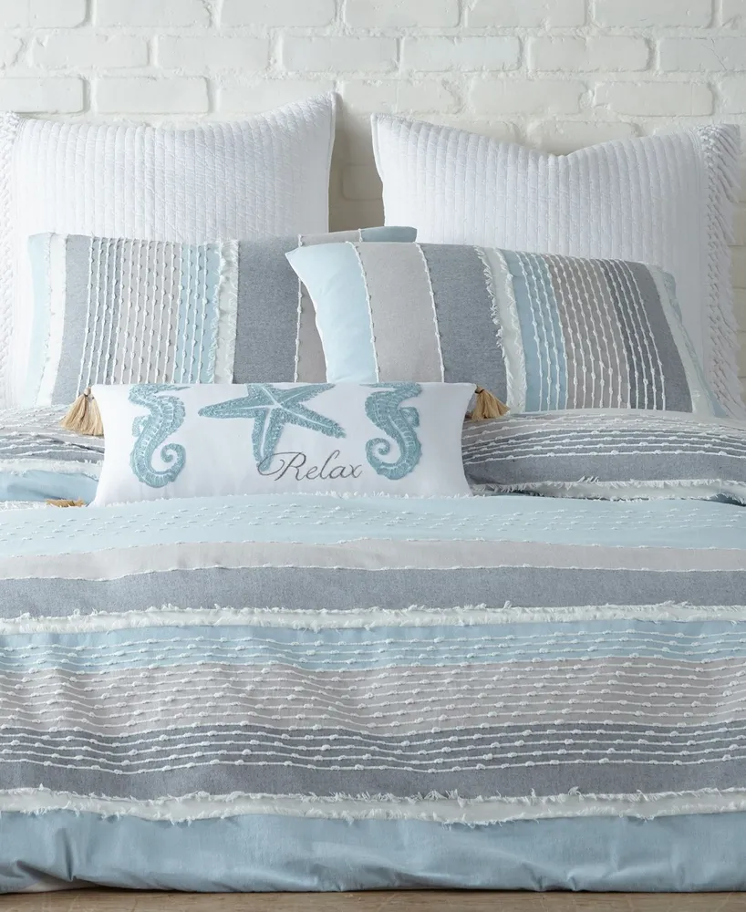 Levtex Santander 3-Pc. Duvet Cover Set, Full/Queen