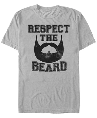 Fifth Sun Men's Collegiate Beard Short Sleeve Crew T-shirt