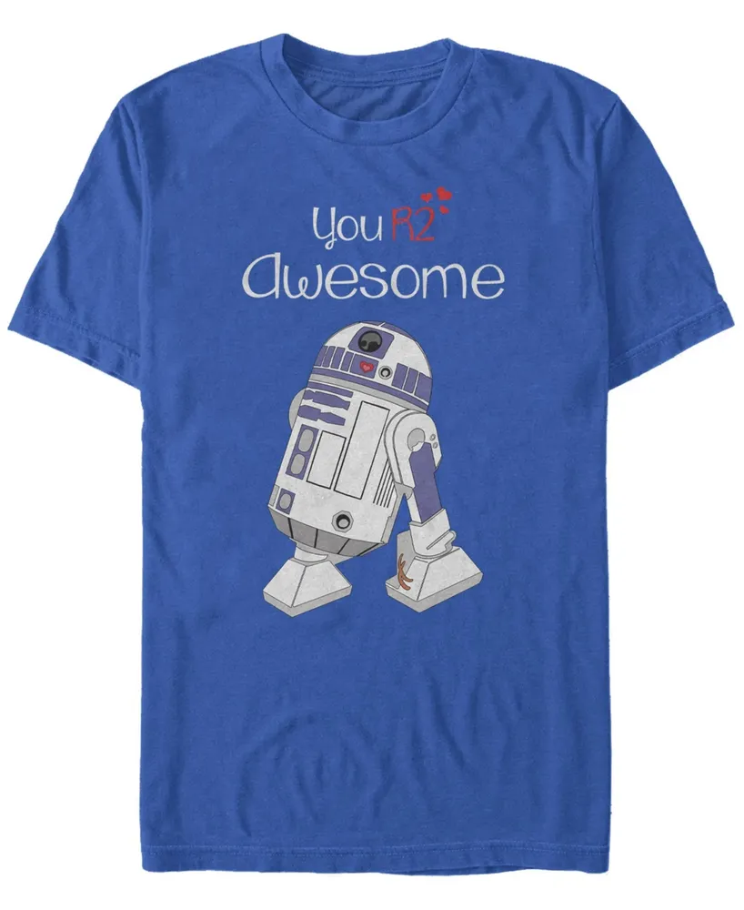 Fifth Sun Men's You R2 Awesome Short Sleeve Crew T-shirt