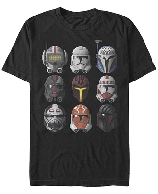 Fifth Sun Men's Clone Helmets Short Sleeve Crew T-shirt