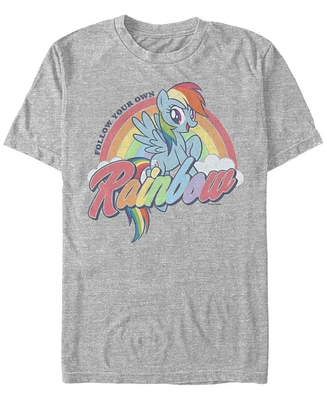 Fifth Sun Men's Rainbow Short Sleeve Crew T-shirt
