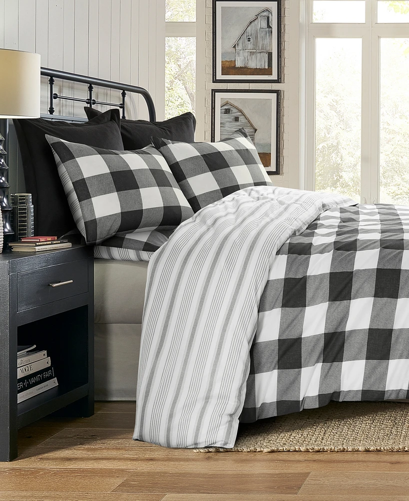 Levtex Camden Buffalo Check 3-Pc. Duvet Cover Set