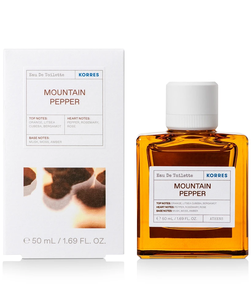 Korres Mountain Pepper Eau de Toilette, 50 ml