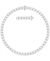 Swarovski Rhodium-Plated Millenia All-Around Necklace, 15" + 2" extender