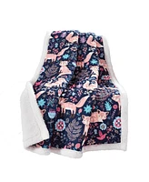 Lush Decor Kids Pixie Fox Sherpa Throw, 60" x 50"