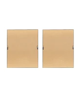 Madison Park Feminine Figures 2 Piece Deckle Edge Sketch Framed Wall Art Set, 17" x 21"