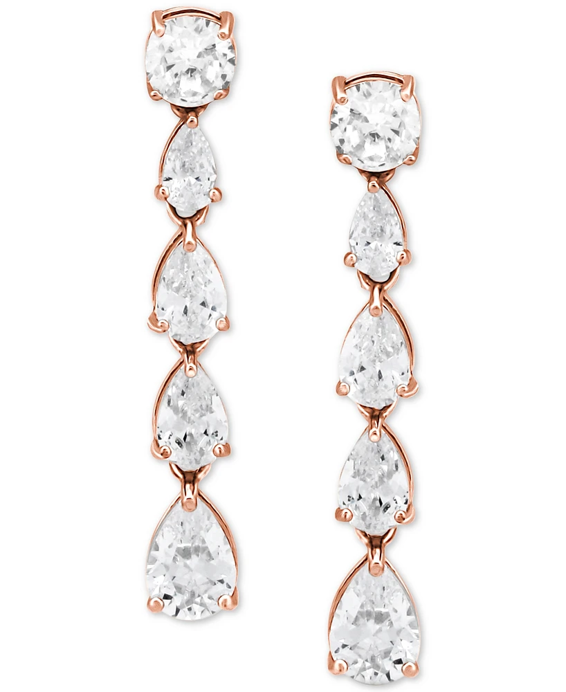 Giani Bernini Cubic Zirconia Drop Earrings Sterling Silver, Created for Macy's